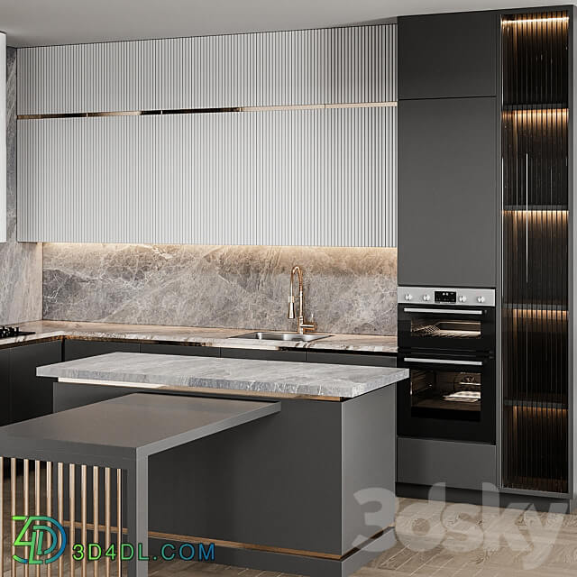 kitchen modern92 Kitchen 3D Models