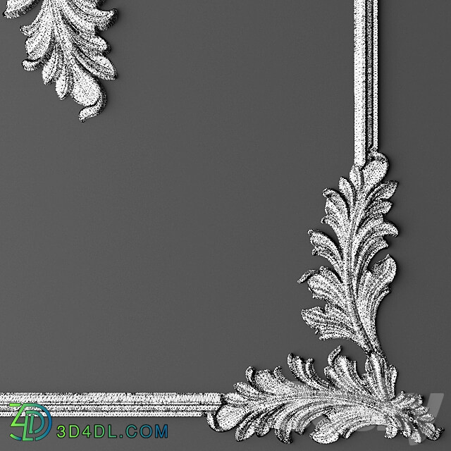 Stucco decor. Set. 3D Models