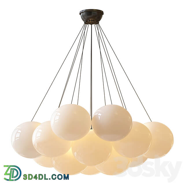 Ogden Chandelier Pendant light 3D Models