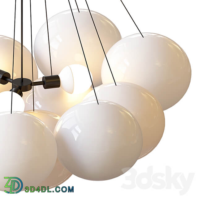 Ogden Chandelier Pendant light 3D Models