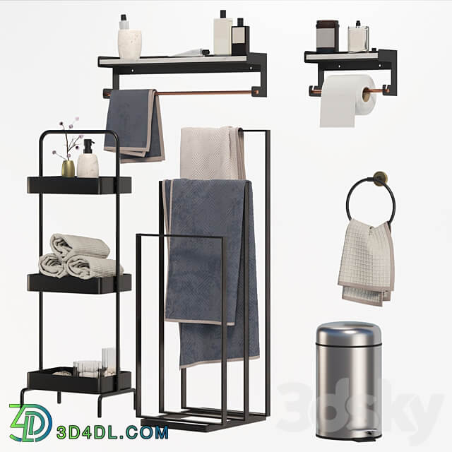 Bathroom accessories03 made company 3D Models