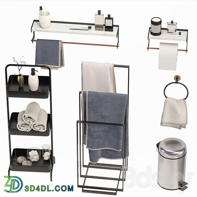 Bathroom accessories03 made company 3D Models