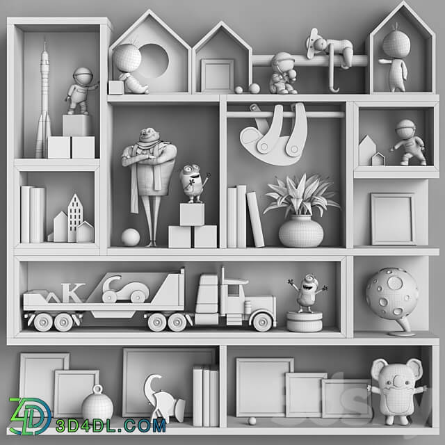 Toys decor and furniture for nursery 120 Miscellaneous 3D Models
