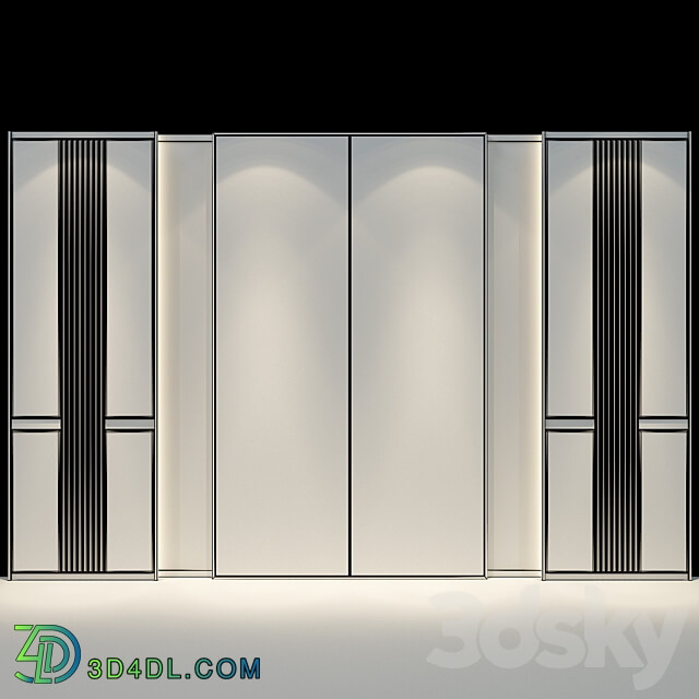 wall panels set 57 3D Models