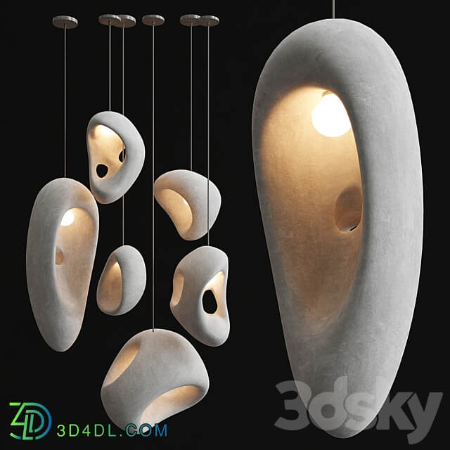 Rogan Pendant Collection Pendant light 3D Models