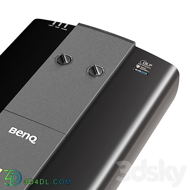 BenQ LK970 laser projector PC other electronics 3D Models