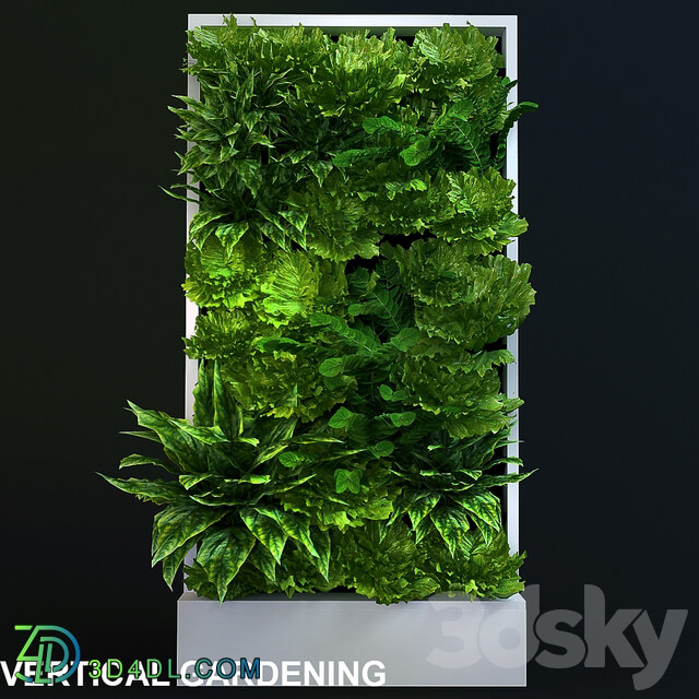 Vertical gardening 4 Fitowall 3D Models