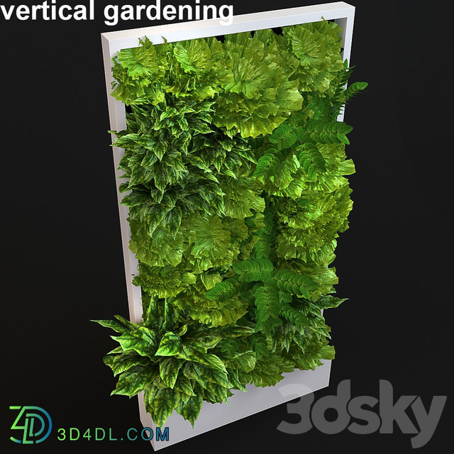 Vertical gardening 4 Fitowall 3D Models