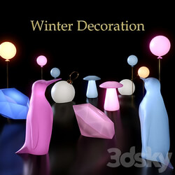 winter scenery Other 3D Models 