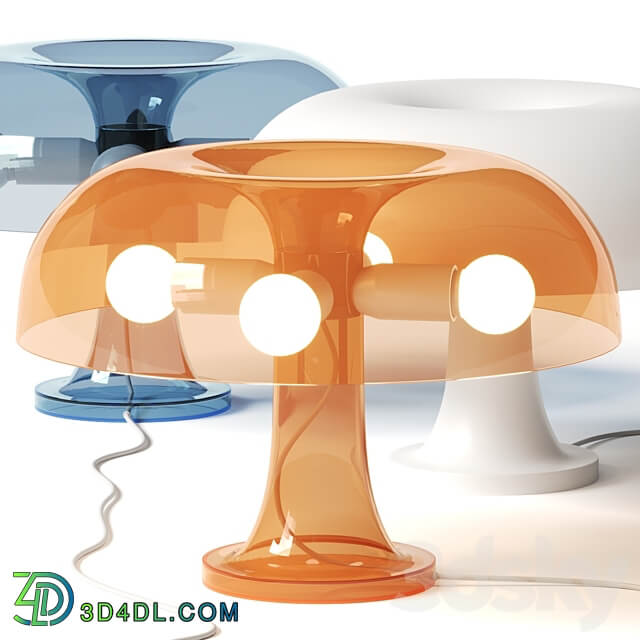 Artemide Nessino Table Lamp 3D Models