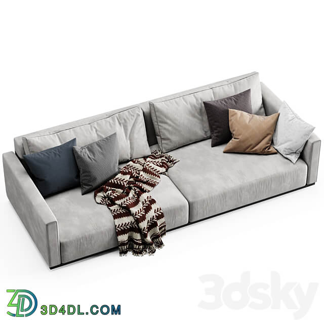 Minotti Torri 2 seat sofa 3D Models