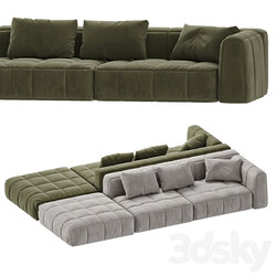 Sofa and pillow1 3D Models 