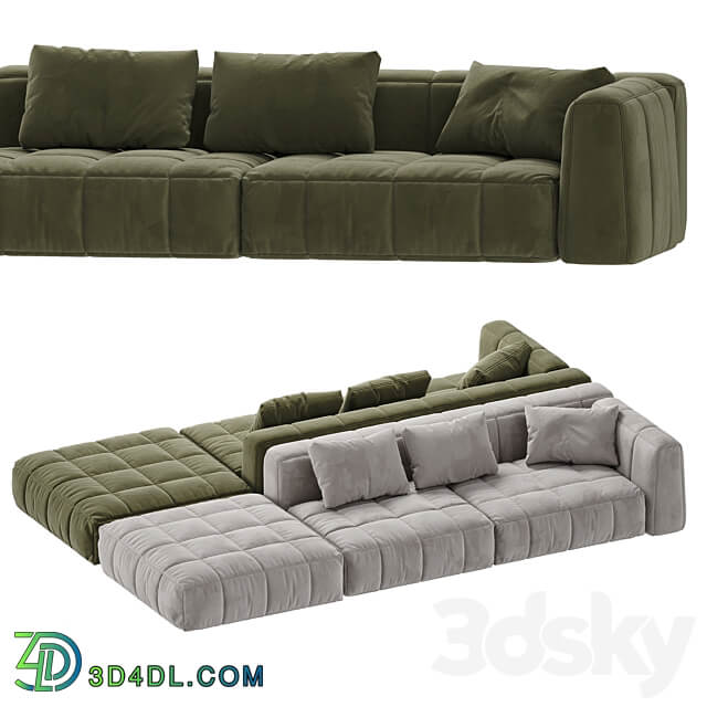 Sofa and pillow1 3D Models