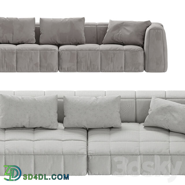 Sofa and pillow1 3D Models