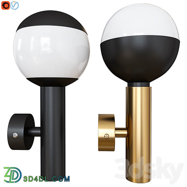 Wall lamp Less Aromas 3D Models