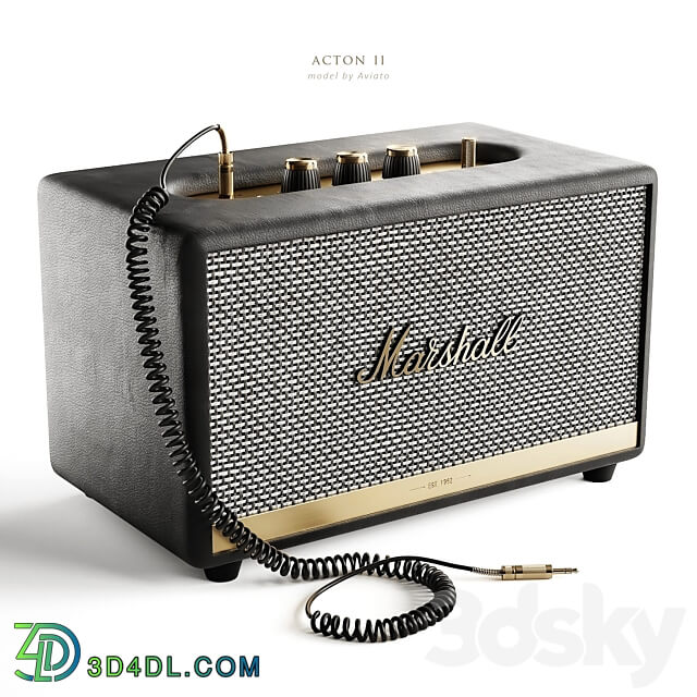 Marshall Acton II speaker 3D Models