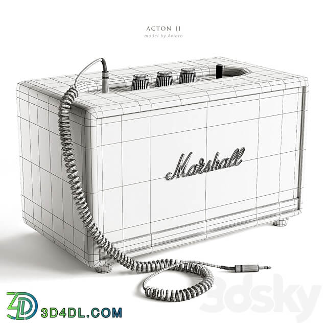 Marshall Acton II speaker 3D Models