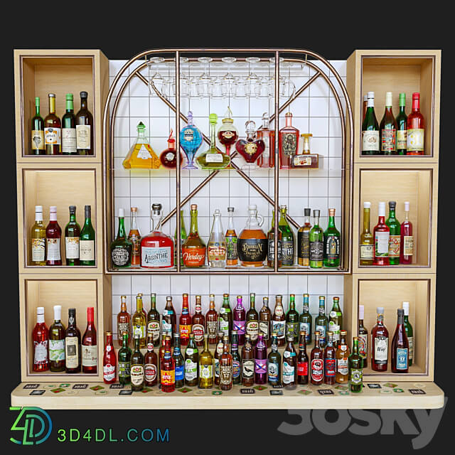 AlcoholBar34 3D Models