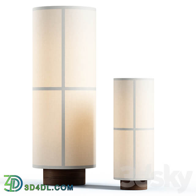 Menu Space Hashira Table Lamp set 3D Models