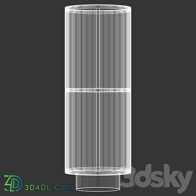 Menu Space Hashira Table Lamp set 3D Models