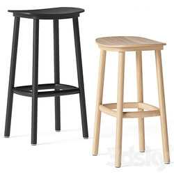 Cruso Paddle Bar Stools 3D Models 