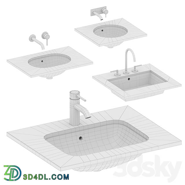 Undercounter Washbasin Ideal standard 3D Models