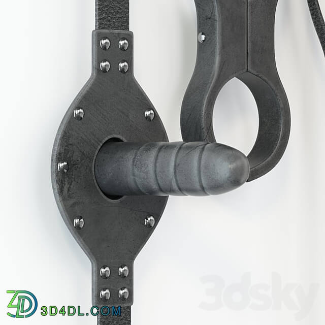 Set with handcuffs and more Bdsm 1 3D Models