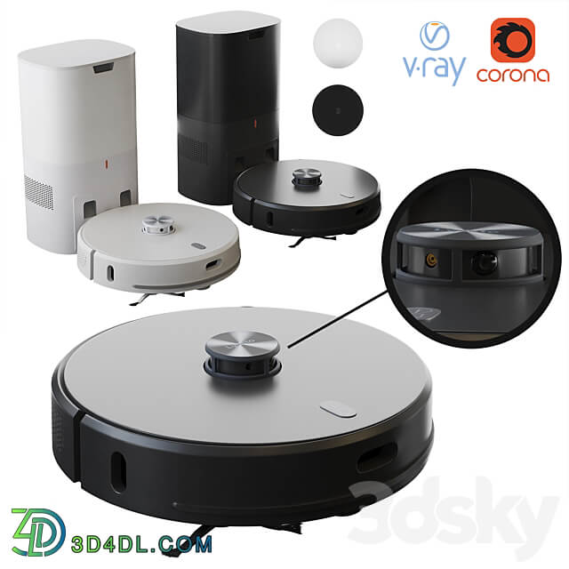 Xiaomi Lydsto Robot Vacuum Cleaner 3D Models