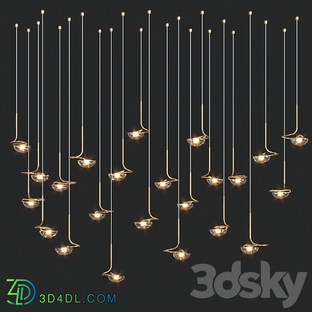 Jackie Pendant light 3D Models