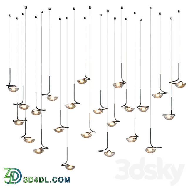 Jackie Pendant light 3D Models