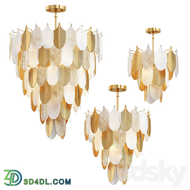 Freya Liama Chandelier Collection Pendant light 3D Models