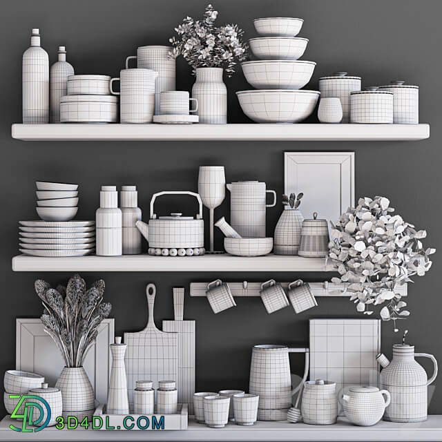 kitchen accessories029 3D Models