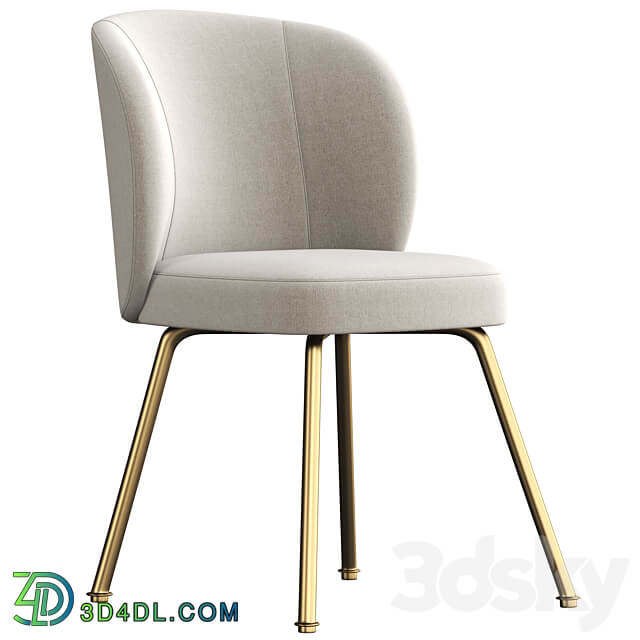 Greer Upholstered Dining 3D Models