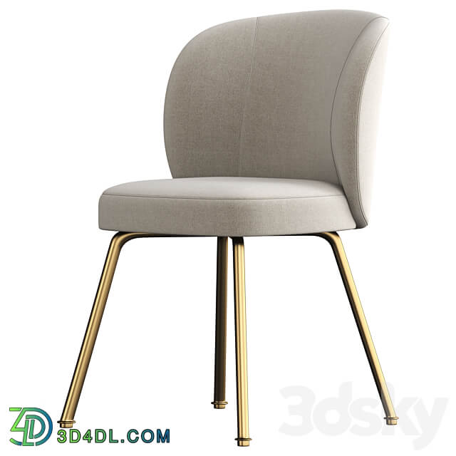 Greer Upholstered Dining 3D Models