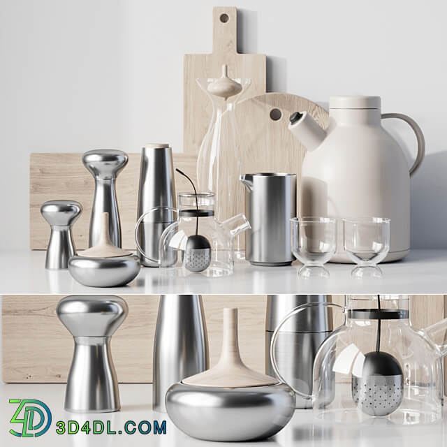 Decor Kitchen set 4 3D Models