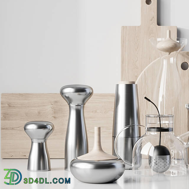 Decor Kitchen set 4 3D Models