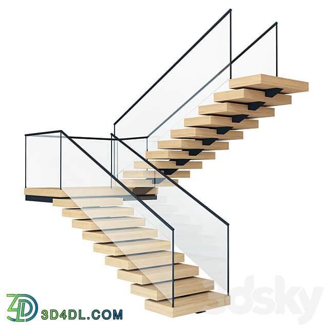 Staircase 003 3D Models