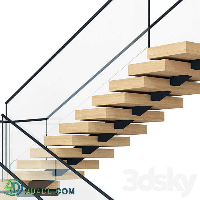 Staircase 003 3D Models