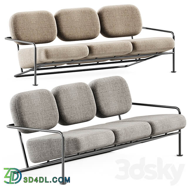 Ahus Sofa by Bla Station Office sofa 3D Models