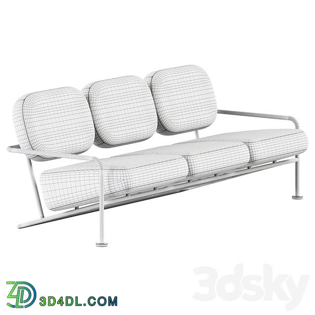 Ahus Sofa by Bla Station Office sofa 3D Models