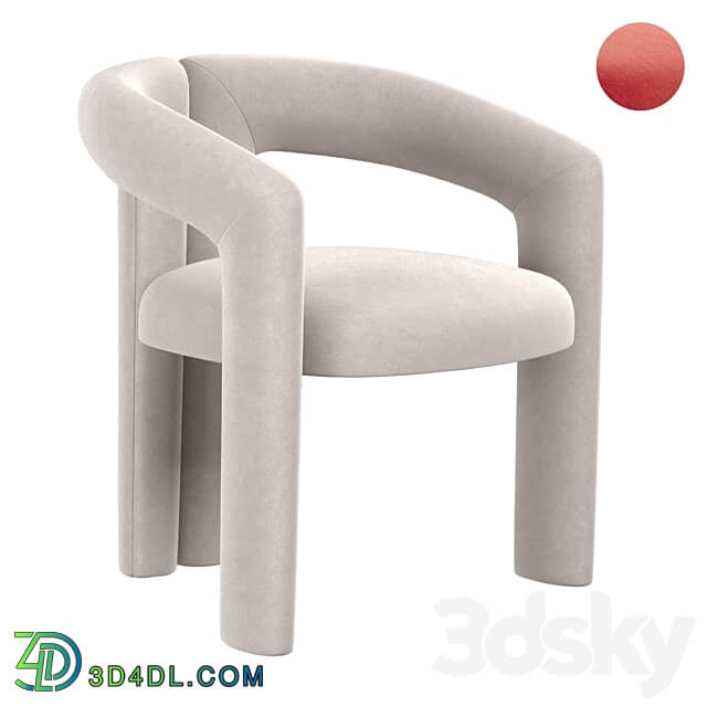 Dudet chair by Cassina 3D Models