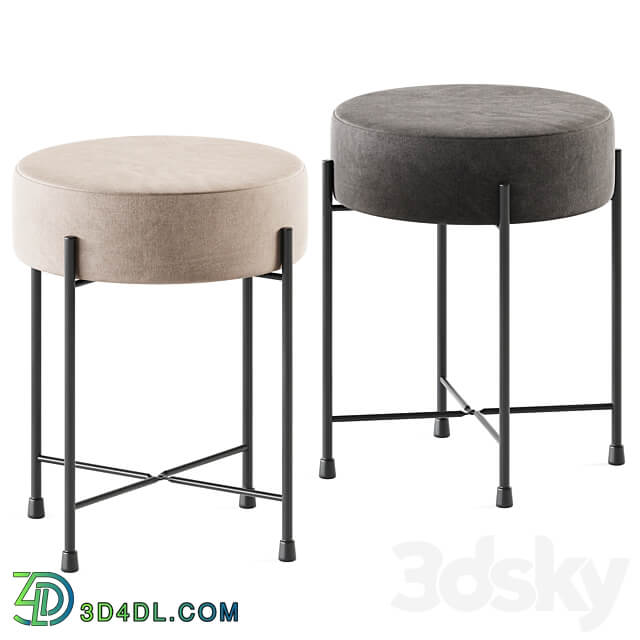 JYSK Stool Padborg Pouf 3D Models