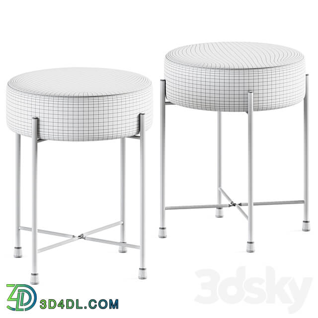 JYSK Stool Padborg Pouf 3D Models