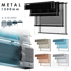 METAL Blind 1500mm 3D Models 