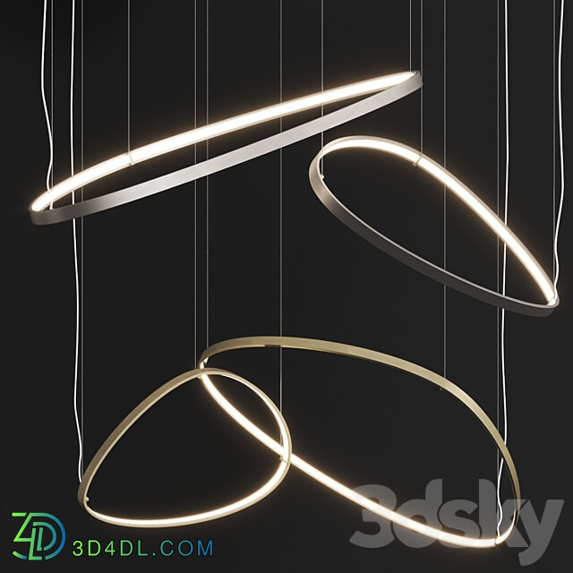 Cattelan Italia Magellano Pendant lamp Pendant light 3D Models