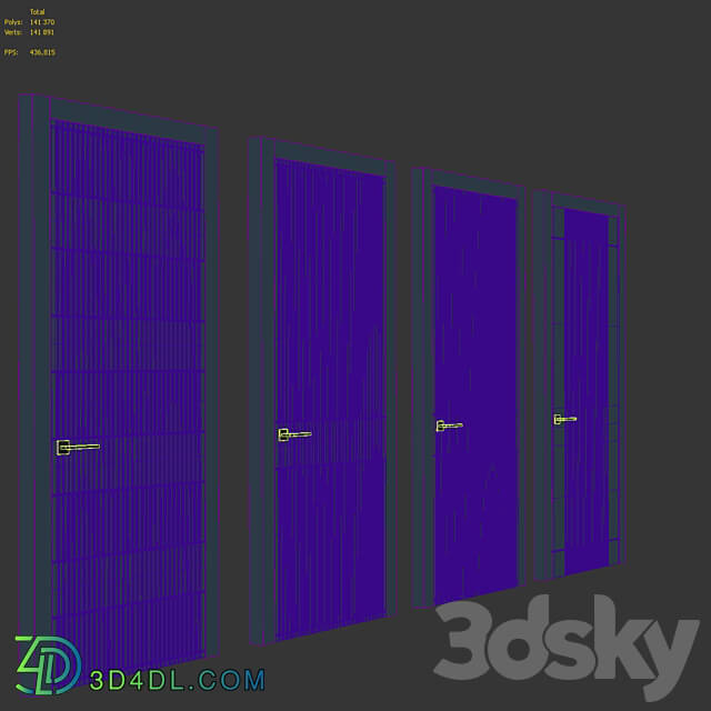 Interior doors milled 1 3D Models