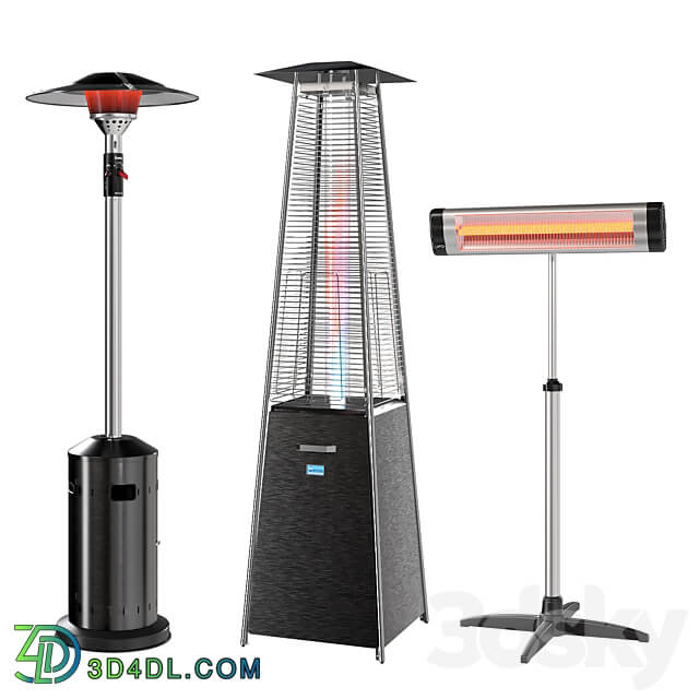 outdoor heaters 3D Models