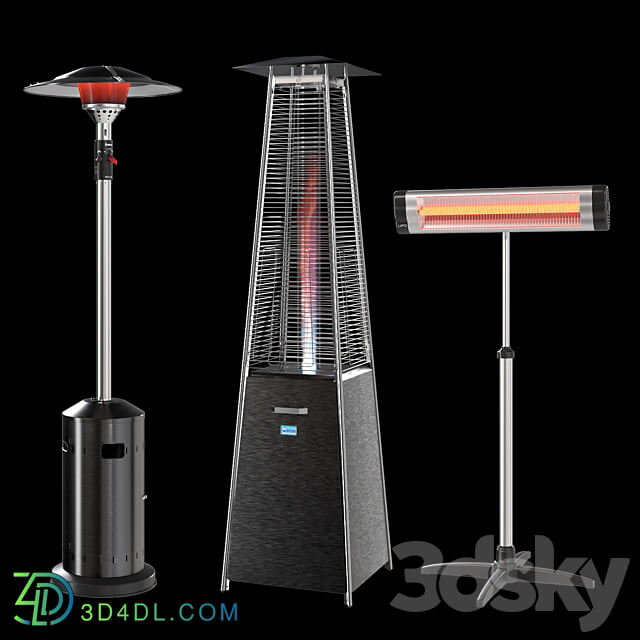 outdoor heaters 3D Models