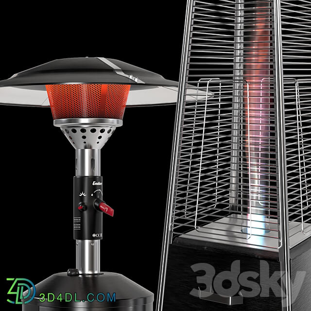 outdoor heaters 3D Models