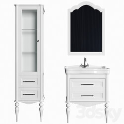 Cabinet with sink ValenHouse Aesthetics 80 3D Models 
